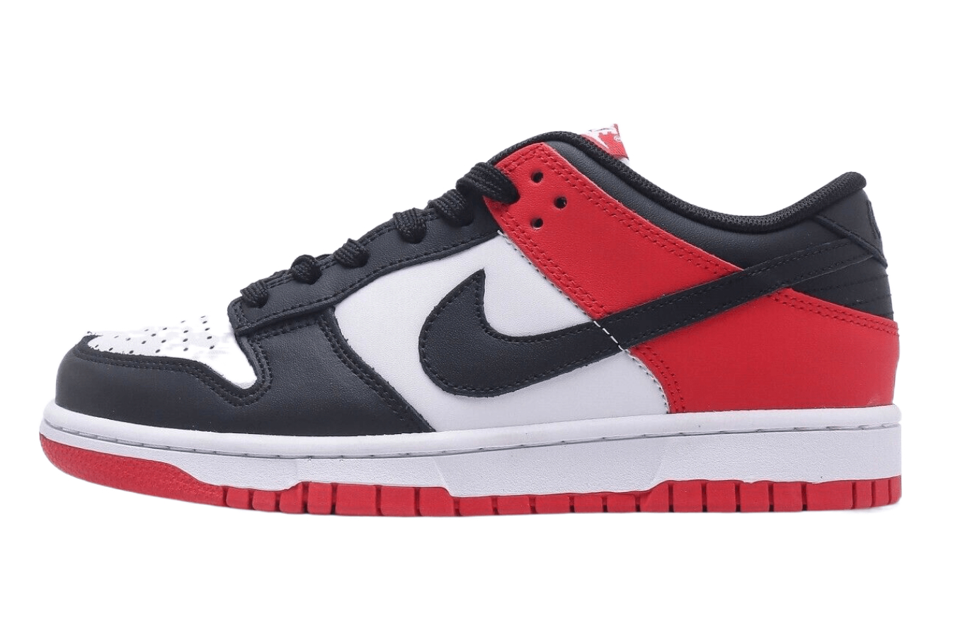 耐克 Nike Dunk Low 运动板鞋 黑白红 D07412