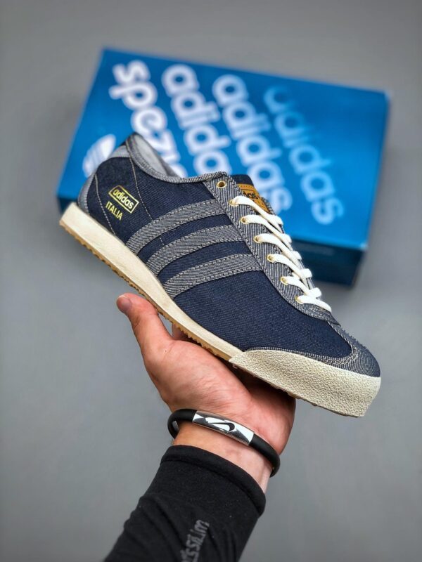 休闲鞋, HP8843, adidas originals Denim ltalia Spzl, adidas Originals - 阿迪阿斯 adidas originals Denim ltalia Spzl 防滑耐磨 低帮 运动休闲鞋 男女同款 蓝白 HP8843