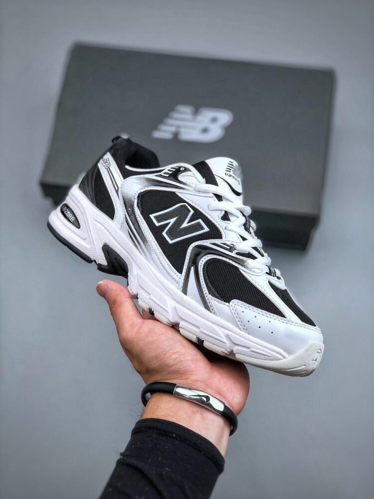 跑步鞋, 服装, New Balance NB 530, New Balance, MR530SJ - 新百伦 New Balance NB 530 防滑耐磨减震 低帮 休闲跑步鞋 男女同款 黑白色 MR530SJ