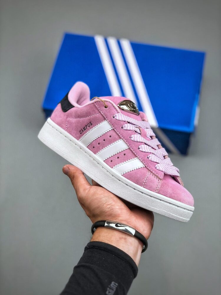 阿迪达斯 adidas originals Campus 00S 防滑耐磨 低帮 休闲板鞋 女款 粉白 HP6395 板鞋, 休闲板鞋, HP6395, adidas originals Campus 00S, adidas Originals - 阿迪达斯 adidas originals Campus 00S 防滑耐磨 低帮 休闲板鞋 女款 粉白 HP6395