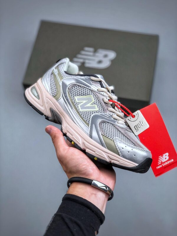 跑鞋, New Balance NB 530, New Balance, MR530KMW - 新百伦 New Balance NB 530 舒适减震 耐磨 低帮 休闲运动跑鞋 男女同款 银色 MR530KMW