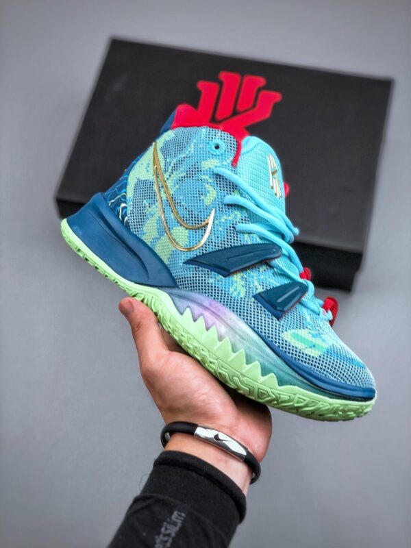 篮球鞋, 球鞋, 欧文7, 实战篮球鞋, Nike Kyrie 7 PH EP“Special FX”, Nike Kyrie 7, KYRIE 7, DC0588-400 - 耐克 Nike Kyrie 7 PH EP“Special FX” 欧文7 耐磨防滑 低帮 实战篮球鞋 男女同款 蓝绿 DC0588-400