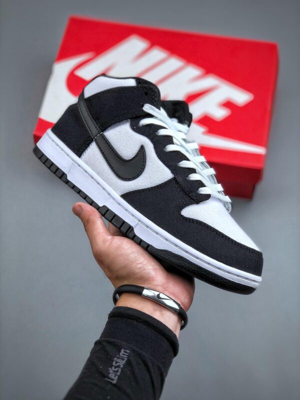 运动板鞋, 板鞋, Nike Dunk Mid Panda, DV0830 102 - 耐克 Nike Dunk Mid Panda 防滑耐磨 中帮 休闲运动板鞋 黑白熊猫 DV0830 102