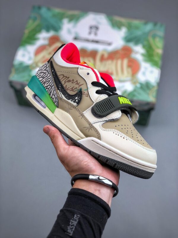 篮球鞋, 球鞋, Jordan Legacy 312 Low, DZ2762 101 - 乔丹 Jordan Legacy 312 Low 熊猫恶作剧圣诞节 摩卡圣诞 复古篮球鞋 男款 黑棕 DZ2762 101