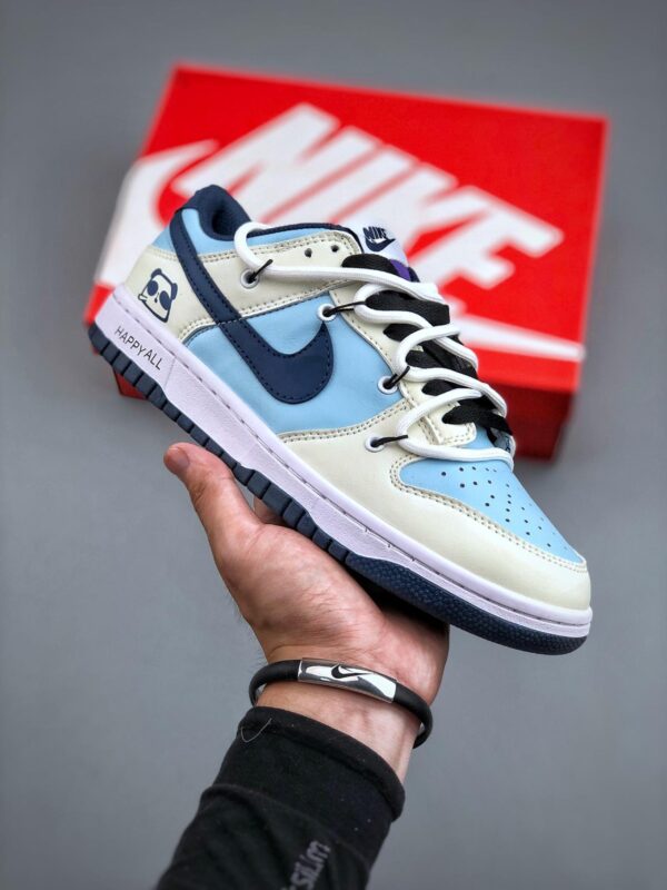 板鞋, 休闲板鞋, Nike Dunk Low, DH9765-300 - 耐克 Nike Dunk Low 海军熊猫 清新简约 时尚百搭 低帮 休闲板鞋 GS 白蓝 DH9765-300
