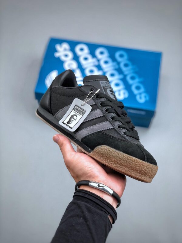 运动板鞋, 板鞋, GW3814, adidas Originals, Adidas LG II SPZL - 阿迪达斯 Adidas LG II SPZL系列 防滑舒适 低帮 细线运动板鞋 黑色 GW3814