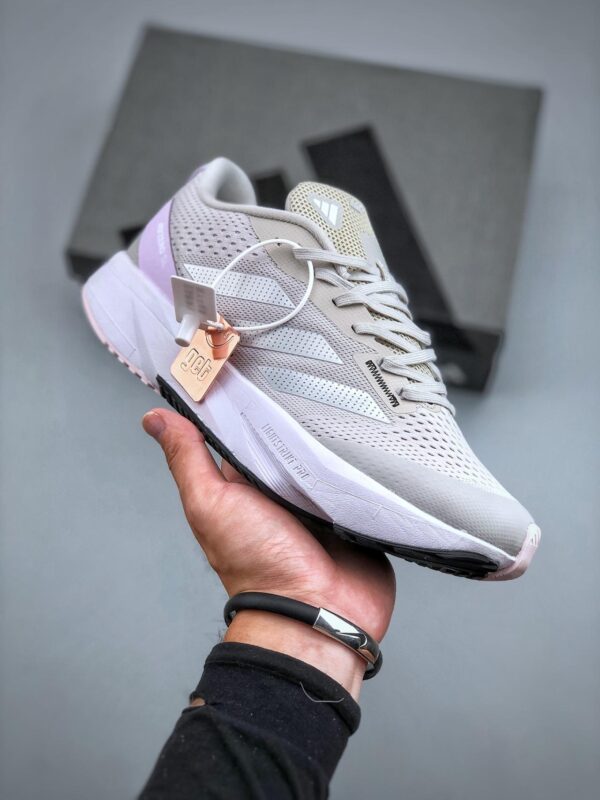 运动鞋, 跑步鞋, FQ1338, adidas Adizero SL, adidas Adizero - 阿迪达斯 Adidas Adizero SL 舒适潮流 轻便耐磨防滑 低帮 休闲运动跑步鞋 女款 银灰色 FQ1338
