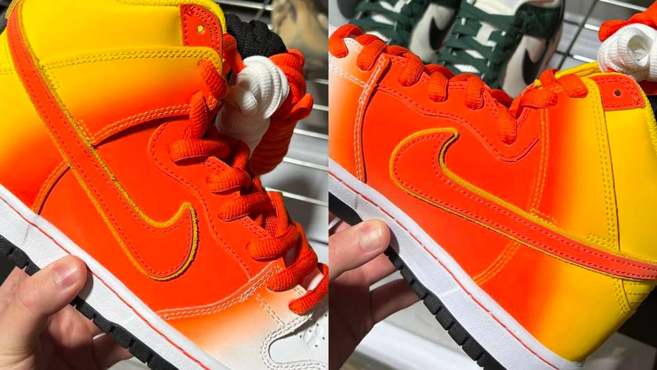 耐克以SB Dunk High "Sweet Tooth "提前为万圣节做准备 运动鞋, 球鞋, 服装, SB Dunk Low, Nike SB Dunk Low, Nike Dunk Low, AJ4, AJ3, Air Jordan 3, Air Jordan 1 Low, Air Jordan 1 - 耐克以SB Dunk High "Sweet Tooth "提前为万圣节做准备