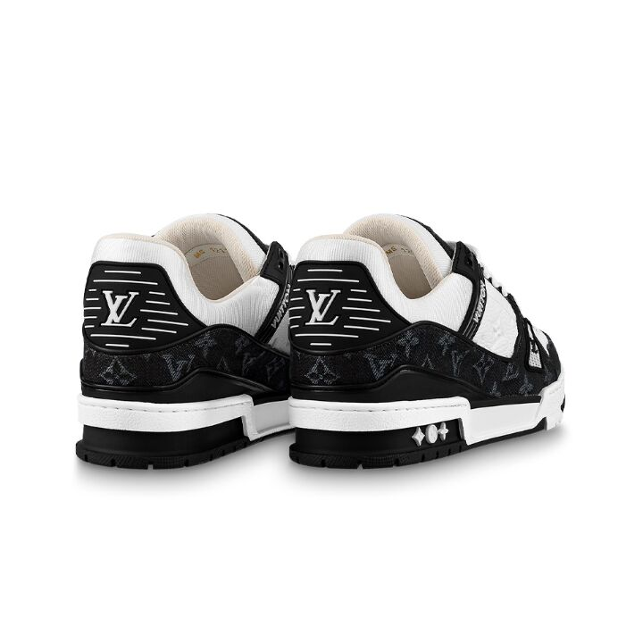 Louis Vuitton 路易威登 Trainer 板鞋 男女同款 白黑 熊猫#送礼推荐 1A9JG9