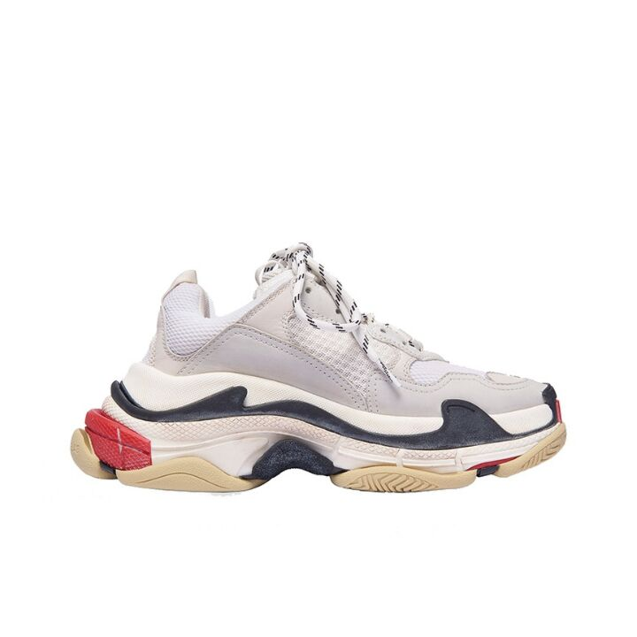 524037W09E19000 2 - Balenciaga 巴黎世家 Triple S 复古老爹鞋 白红黑 524037W09E19000
