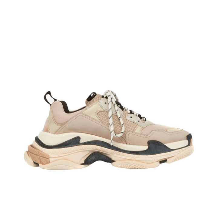 524039W09OM9787 2 - Balenciaga 巴黎世家 Triple S 厚底老爹鞋 米黑色 524039W09OM9787