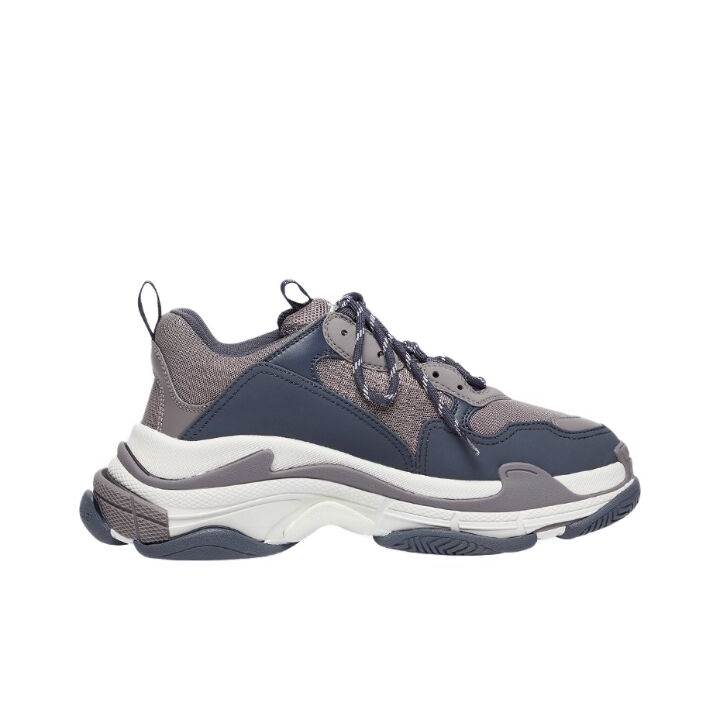 536737W2CA11219 2 - Balenciaga 巴黎世家 Triple S 老爹鞋 灰蓝 536737W2CA11219