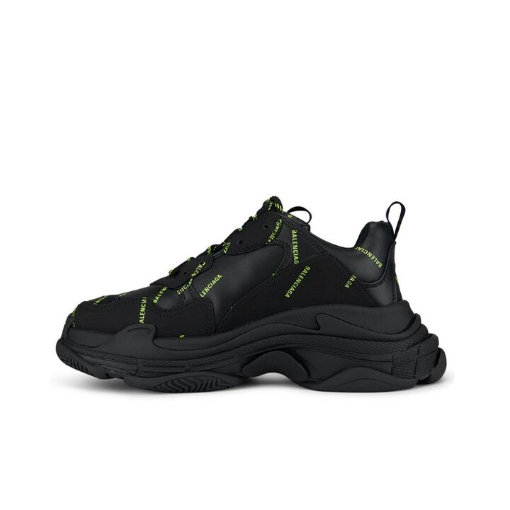 Balenciaga 巴黎世家 Triple S 平衡 低帮运动老爹鞋 黑黄
