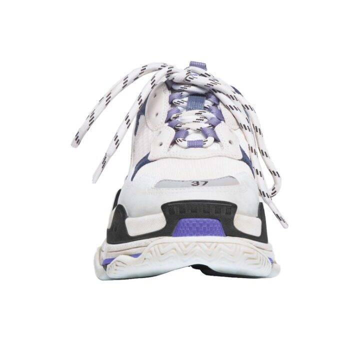 541641W09OF9095 2 - Balenciaga 巴黎世家 Triple S 网眼 运动鞋 白蓝 541641W09OF9095