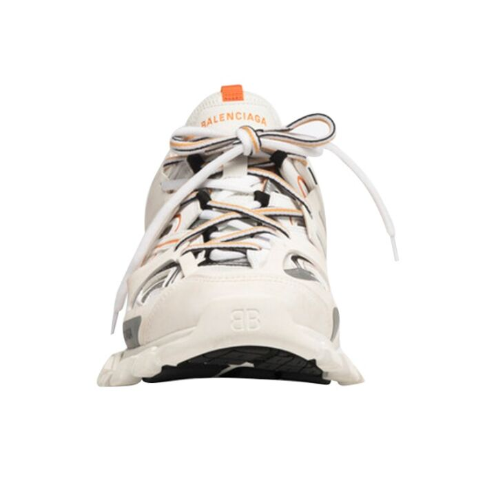 542023W1GB19059 3 - Balenciaga 巴黎世家 Track系列 尼龙 运动鞋 白橙 542023W1GB19059