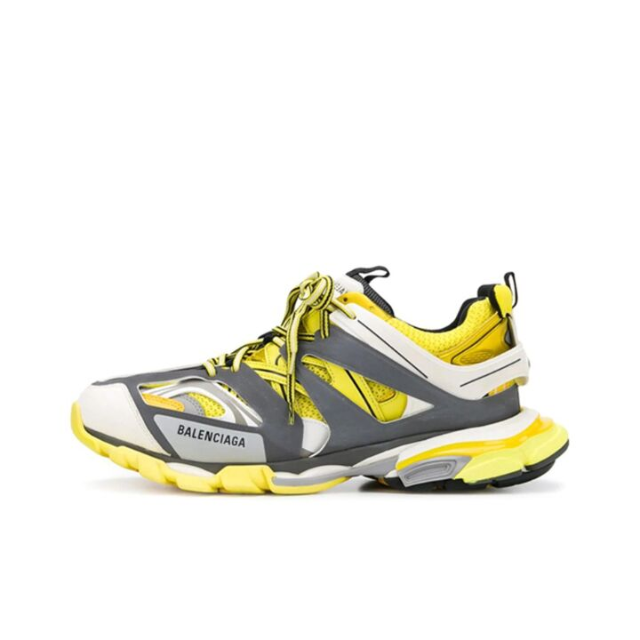 Balenciaga 巴黎世家 Track 网布尼龙 低帮老爹鞋 黄色