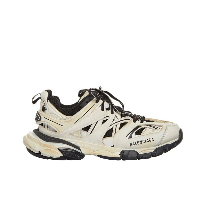 542023W1GC49010 2 - Balenciaga巴黎世家 Track 1.0 Worn Out 百搭 户外厚底 低帮 老爹鞋  米白黑 542023W1GC49010