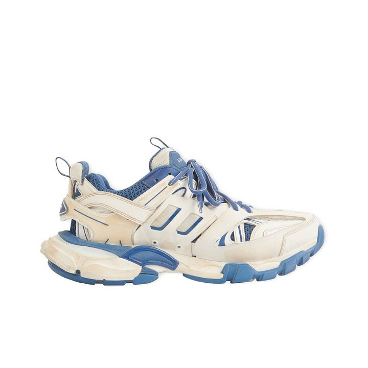 542023W1GC49050 2 - Balenciaga巴黎世家 Track 1.0 Worn Out 低帮 老爹鞋  蓝白 542023W1GC49050