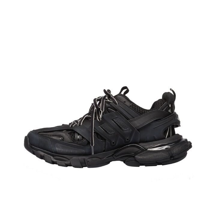 Balenciaga 巴黎世家 Track系列 尼龙 做旧 运动鞋 黑