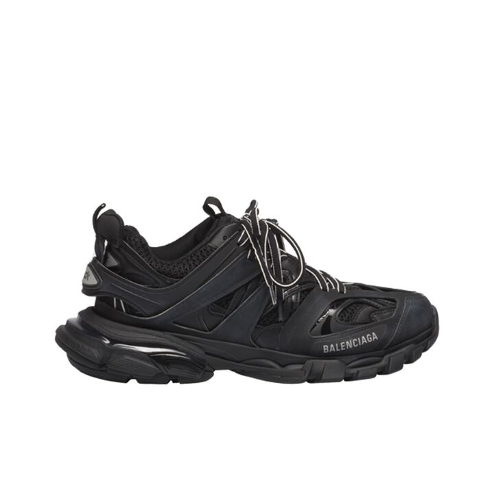 542436W1GB11000 2 - Balenciaga 巴黎世家 Track系列 尼龙 做旧 运动鞋 黑 542436W1GB11000