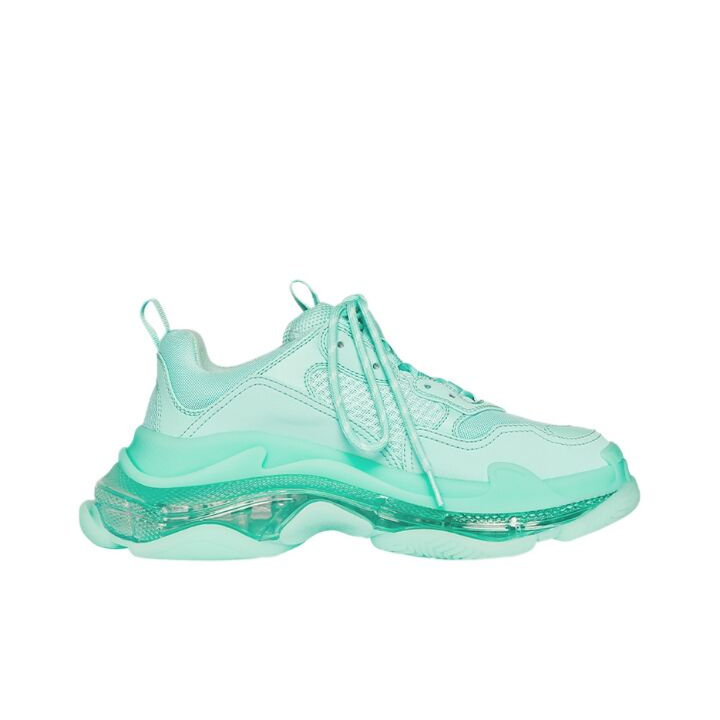 544351W2GA14500 2 - Balenciaga 巴黎世家 Triple S Clear Sole 老爹鞋 清新绿 544351W2GA14500