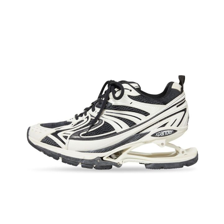 Balenciaga巴黎世家 X-Pander 网布尼龙 系带 低帮 运动鞋 白黑