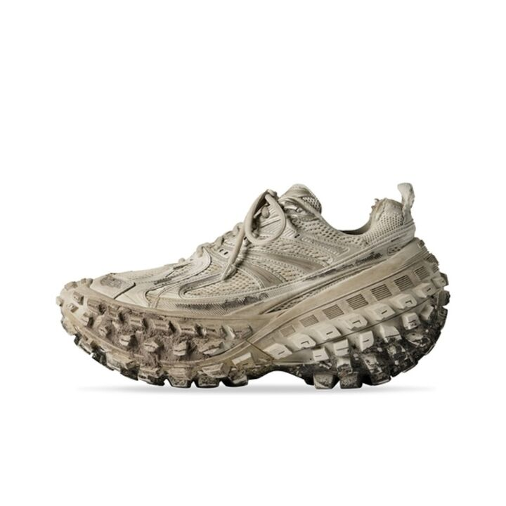 Balenciaga巴黎世家 Defender 轮胎鞋 复古做旧 低帮 老爹鞋  淡棕色 泥染