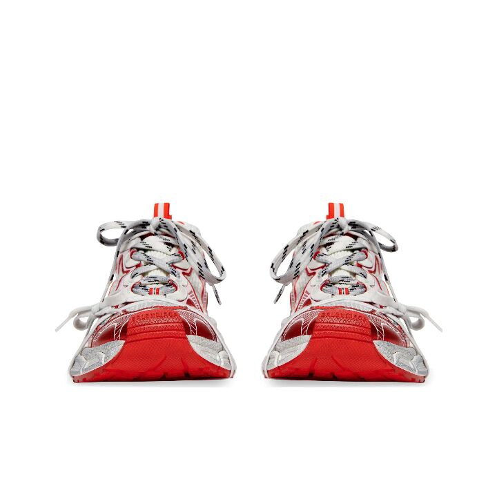 Balenciaga巴黎世家 3XL 网布 系带 做旧 低帮 老爹鞋  白红 734734W3XL29060