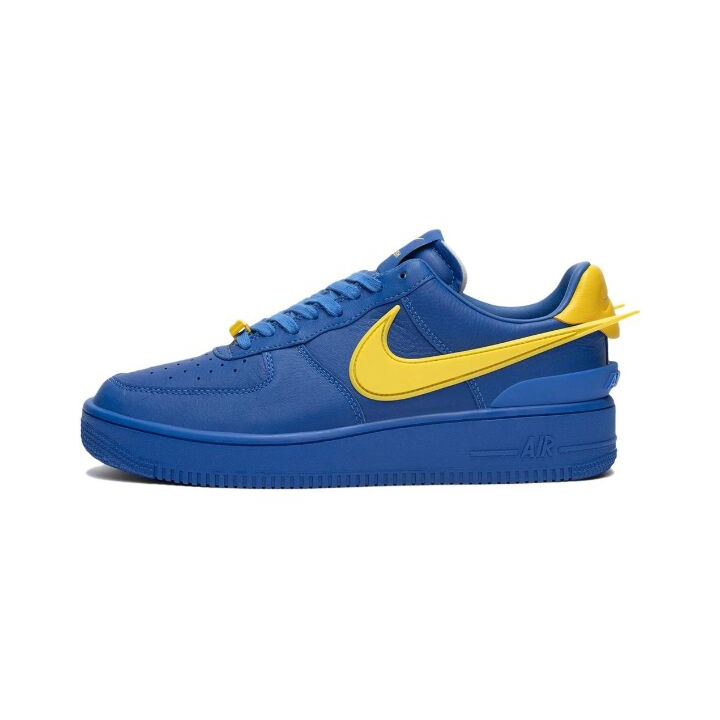 AMBUSH x Nike Air Force 1 Low “Game Royal and Vivid Sulfur” 联名款 板鞋 男女同款 蓝黄色 DV3464-400