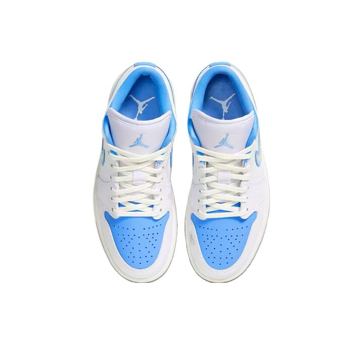 Jordan Air Jordan 1 Low SE 低帮 复古篮球鞋 女款 白蓝 FJ7219-441