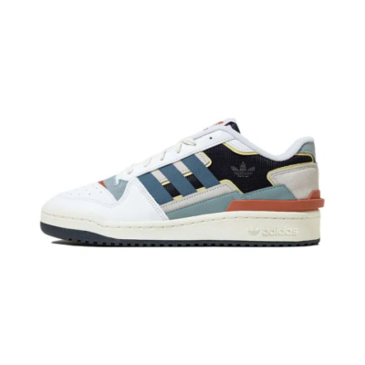 adidas originals FORUM Exhibit Low 2 低帮 板鞋 男女同款 白蓝红 FZ5596