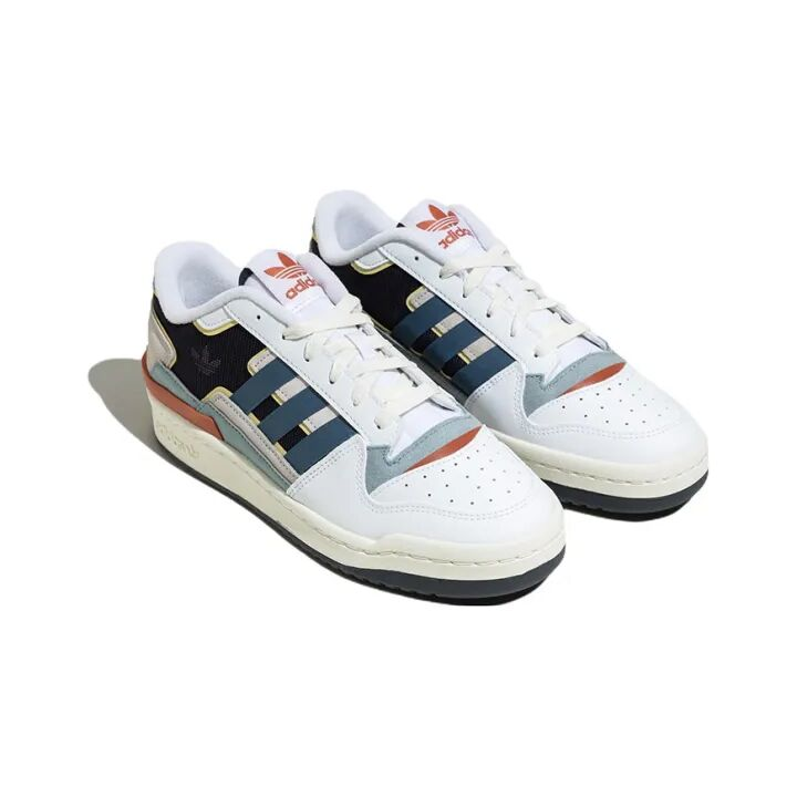adidas originals FORUM Exhibit Low 2 低帮 板鞋 男女同款 白蓝红 FZ5596