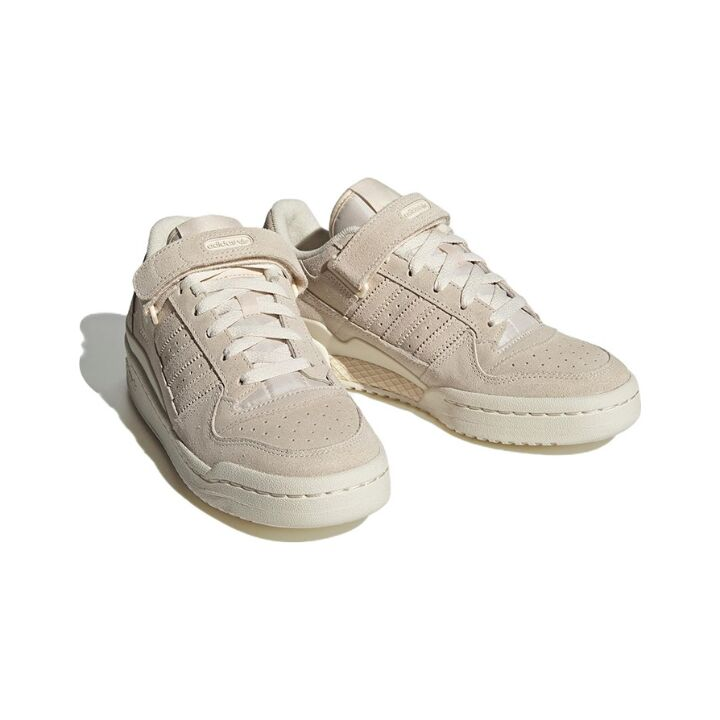 adidas originals FORUM Low 舒适 低帮 板鞋 女款 米色 FZ6534