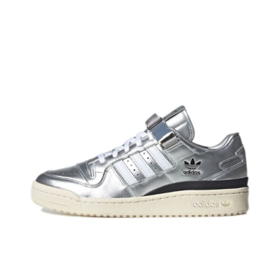 adidas originals FORUM 84 低帮 板鞋 女款 白紫 HQ4375