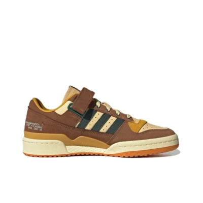 板鞋, Adidas Originals Forum Low, adidas Originals - atmos x adidas originals FORUM Low "Yoyogi park" 低帮 板鞋 男女同款 棕色 GW3486