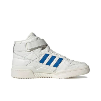 adidas originals FORUM Mid 魔术贴 中帮 板鞋 男女同款 白蓝 GX1021