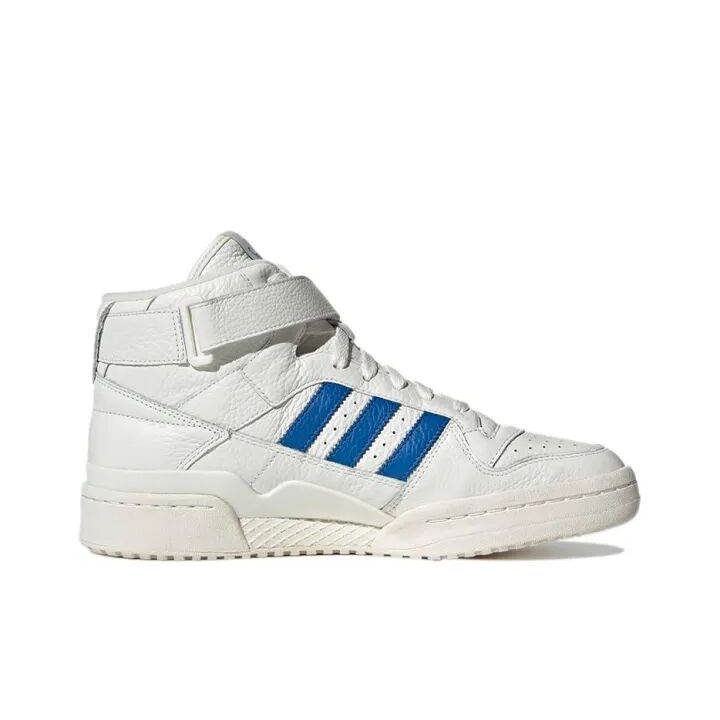 GX1021 2 - adidas originals FORUM Mid 魔术贴 中帮 板鞋 男女同款 白蓝 GX1021
