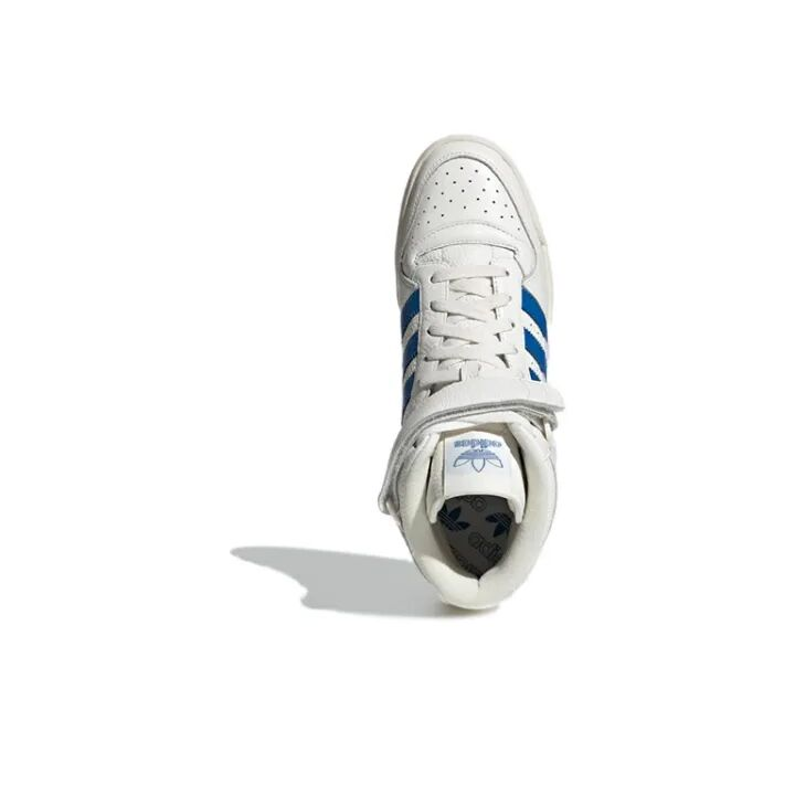 GX1021 5 - adidas originals FORUM Mid 魔术贴 中帮 板鞋 男女同款 白蓝 GX1021