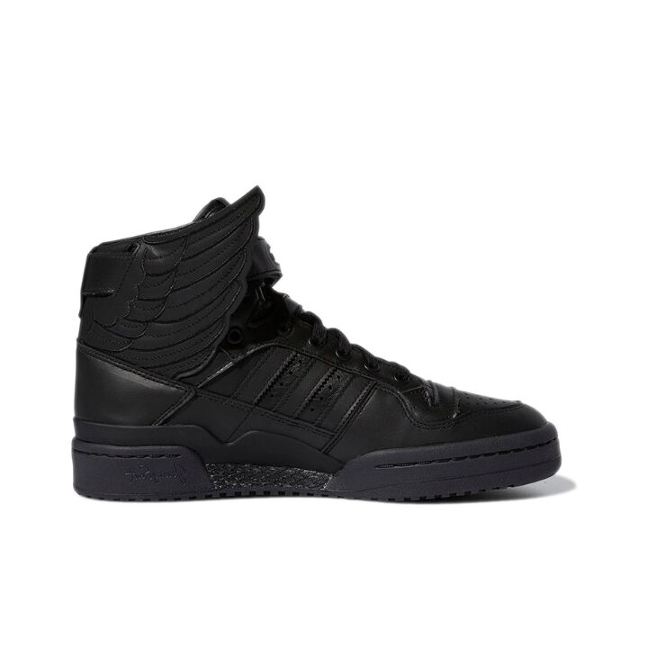 Jeremy Scott x adidas originals FORUM High Wings 4.0 时尚复古 高帮 板鞋 男女同款 黑色 GY4419