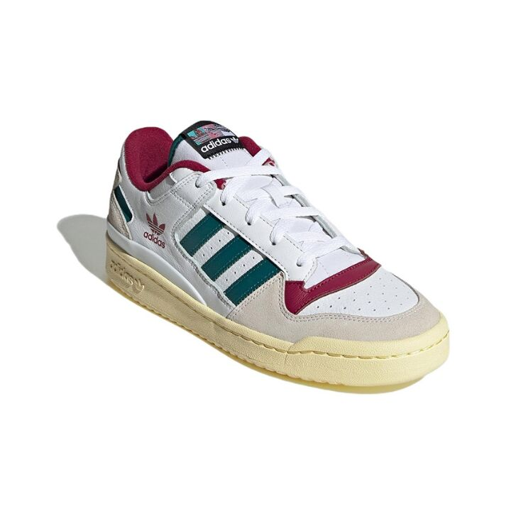 adidas originals FORUM Low Cl 低帮 板鞋 男女同款 白绿 HQ6874