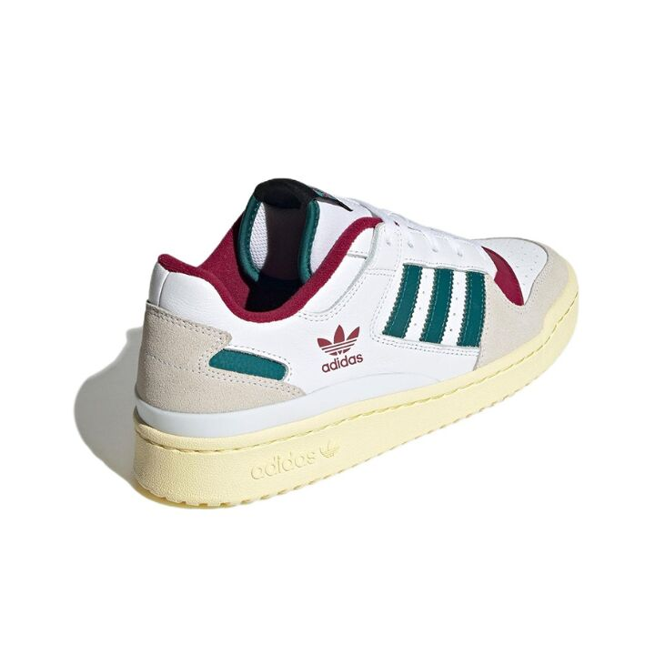 adidas originals FORUM Low Cl 低帮 板鞋 男女同款 白绿 HQ6874