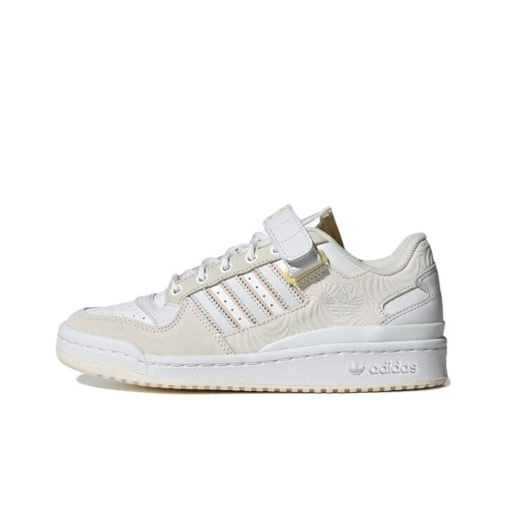 adidas originals FORUM Low 低帮 板鞋 女款 白灰