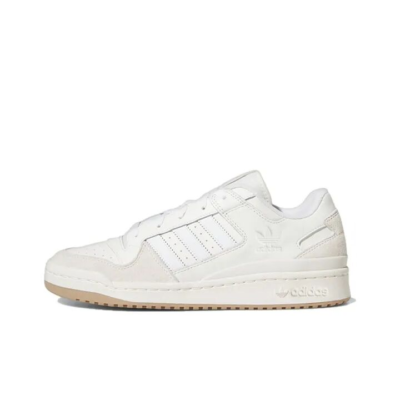 adidas originals FORUM Low 三条纹 低帮 板鞋 女款 白灰 GW7107