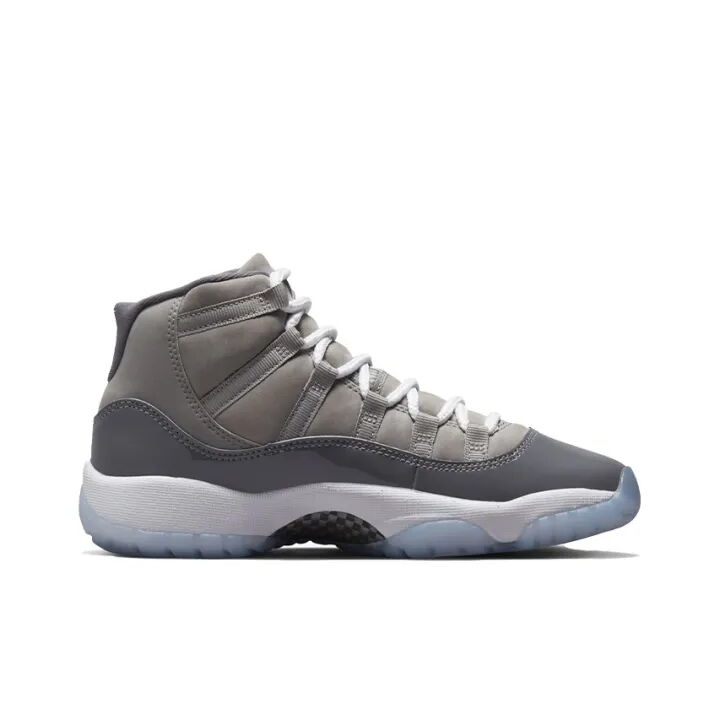 Jordan Air Jordan 11 Retro “Cool Grey” 高帮 复古篮球鞋 GS 灰白 378038-005