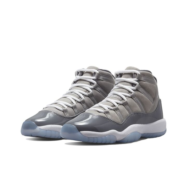 Jordan Air Jordan 11 Retro “Cool Grey” 高帮 复古篮球鞋 GS 灰白 378038-005