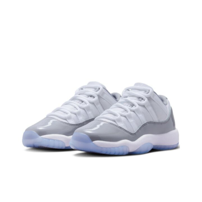 Jordan Air Jordan 11 Retro Low “Cement Grey” 低帮 复古篮球鞋 GS 水泥灰 528896-140