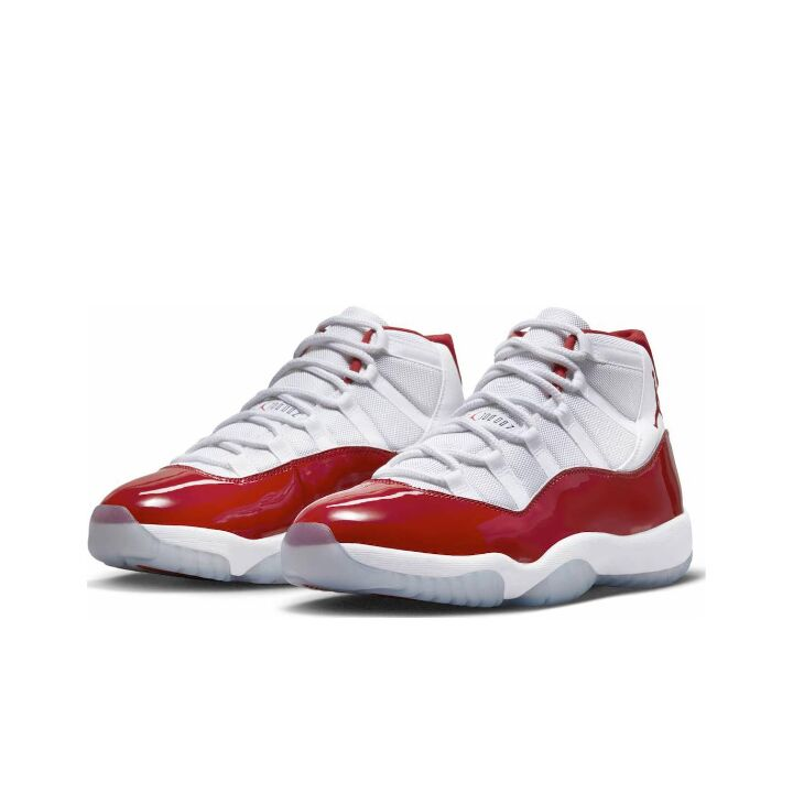 Jordan Air Jordan 11 Retro “Varsity Red” 复古 高帮 篮球鞋 男女同款 白红樱桃 CT8012-116