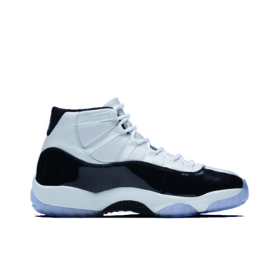 Jordan Air Jordan 11 concord 高帮 复古篮球鞋 男女同款 黑白 378037-100