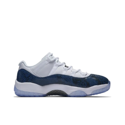 Jordan Air Jordan 11 “navy snakeskin” 蛇纹 低帮 复古篮球鞋 蓝白 2019年版 CD6846-102