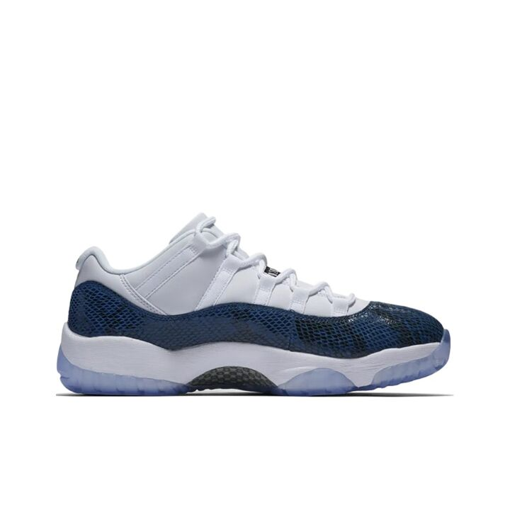 Jordan Air Jordan 11 “navy snakeskin” 蛇纹 低帮 复古篮球鞋 蓝白 2019年版 CD6846-102